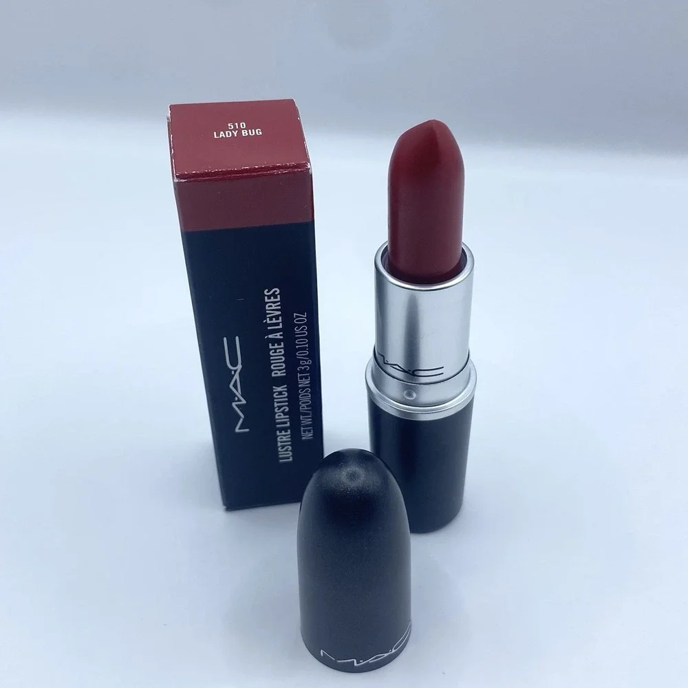 MAC Lustre Lipstick - #510 LADY BUG - Full Size 0.10oz NIB
